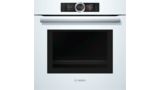 Series 8 Built-in oven with added steam and microwave function 60 x 60 cm White HNG6764W6 HNG6764W6-1