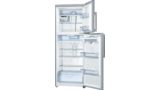 Serie | 4 free-standing fridge-freezer with freezer at top KDN46BL121 KDN46BL121-1