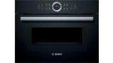 Series 8 Built-in compact oven with microwave function 60 x 45 cm Black CMG633BB1B CMG633BB1B-1