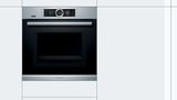 Series 8 Built-in oven with added steam and microwave function 60 x 60 cm Stainless steel HNG6764S6 HNG6764S6-2