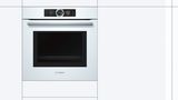 Series 8 Built-in oven with added steam and microwave function 60 x 60 cm White HNG6764W6 HNG6764W6-2