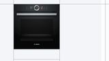Series 8 Built-in oven with steam function 60 x 60 cm Black HSG636BB1 HSG636BB1-2