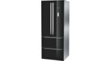 Serie | 8 combiné réfrigérateur-surgélateur pose libre French Door 191.1 x 75.2 cm Noir KMF40SB20 KMF40SB20-1