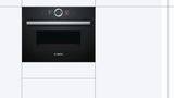 Series 8 Built-in compact oven with microwave function 60 x 45 cm Black CMG636BB1 CMG636BB1-2