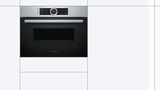 Series 8 Built-in compact oven with microwave function 60 x 45 cm Stainless steel CMG633BS1B CMG633BS1B-2