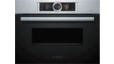 Serie 8 Compacte oven met magnetron 60 x 45 cm RVS CMG8760S1 CMG8760S1-1