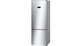 Serie | 4 Free-standing fridge-freezer with freezer at bottom 193 x 70 cm Inox-look KGN56XL30 KGN56XL30-1