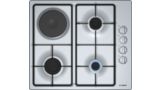 Serie | 2 Mixed hob (gas and electric) 60 cm Stainless steel PBY6C5B60O PBY6C5B60O-1