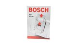 Staubsaugerbeutel Bosch Staubsaugerbeutel Typ E/F/D BBZ52AFEFD 00461408 00461408-1