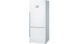 Serie | 6 free-standing fridge-freezer with freezer at bottom 186 x 75 cm White KGN76AW40B KGN76AW40B-1