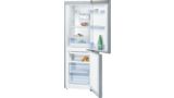 Serie | 2 Free-standing fridge-freezer with freezer at bottom 176 x 60 cm Inox-look KGN33NL20G KGN33NL20G-1