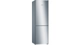 Serie | 4 Free-standing fridge-freezer with freezer at bottom 186 x 60 cm Inox-look KGN36VL35G KGN36VL35G-2