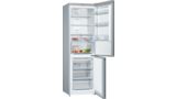 Series 4 free-standing fridge-freezer with freezer at bottom 186 x 60 cm Stainless steel look KGN36XL30U KGN36XL30U-6