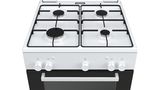 Serie | 2 Mașină de gătit cu plită gaz, independentă Alb HGA223120E HGA223120E-3