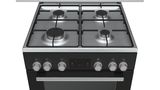 Serie | 2 Freestanding dual fuel cooker Black HGD645265Q HGD645265Q-4
