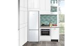 800 Series Free-standing fridge-freezer with freezer at bottom, glass door 23.5'' White B10CB80NVW B10CB80NVW-7