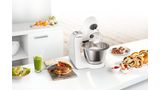Serie 4 Compacte keukenrobot MUM 5 1000 W Wit, zilver MUM58257 MUM58257-2