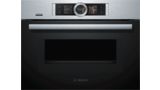 Series 8 Built-in compact oven with microwave function 60 x 45 cm Stainless steel CMG656BS6B CMG656BS6B-1