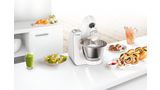 Serie 4 Robot de cocina MUM 5 1000 W Blanco, Plateado MUM58243 MUM58243-2