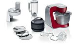 Series 4 Kitchen machine MUM 5 1000 W Red, Silver MUM58720 MUM58720-1
