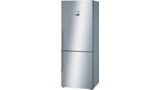 Serie | 6 free-standing fridge-freezer with freezer at bottom 186 x 70 cm Inox-easyclean KGN46AI30U KGN46AI30U-2
