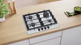 Series 6 Gas cooktop 60 cm Stainless steel PCH6A5B90A PCH6A5B90A-6