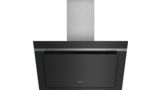 iQ300 Vägghängd fläkt 80 cm Klarglas med svart tryck LC87KHM60 LC87KHM60-1