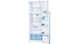 Free-standing fridge-freezer with freezer at top 170 x 60 cm White KSV33622GB KSV33622GB-1