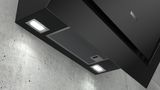 iQ300 Væghængt emhætte 60 cm klart glas med sort tryk, Sort LC67KIM60 LC67KIM60-3