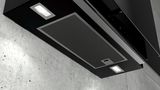 iQ500 Vägghängd köksfläkt 90 cm Klarglas med svart tryck, Svart LC97FLR61S LC97FLR61S-3