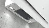 iQ500 Væghængt emhætte 90 cm Klart glas med hvidt tryk, Hvid LC98KLP20 LC98KLP20-3