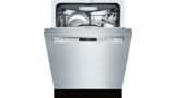 800 Series Dishwasher 24'' Custom Panel Ready Stainless steel SHEM78W55N SHEM78W55N-2