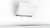 Serie | 4 Wall-mounted cooker hood 90 cm clear glass white printed DWK97HM20B DWK97HM20B-2