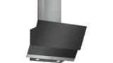 Series 4 wall-mounted cooker hood 60 cm clear glass black printed DWK065G60M DWK065G60M-1