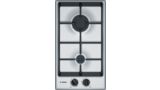 Serie | 4 Domino plinska ploča za kuhanje 30 cm nehrđajući čelik PGB3B5B90 PGB3B5B90-1