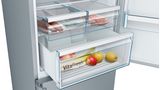 Series 4 free-standing fridge-freezer with freezer at bottom 193 x 70 cm Inox-easyclean KGN56XI40I KGN56XI40I-4