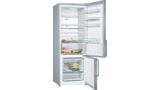 Series 4 Free-standing fridge-freezer with freezer at bottom 193 x 70 cm Stainless steel (with anti-fingerprint) KGN56XI40 KGN56XI40-2