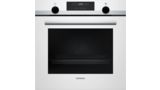 iQ500 Indbygningsovn 60 x 60 cm Hvid HB517GCW1S HB517GCW1S-1