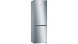 Серія 2 Окремовстановлюваний холодильник з нижньою морозильною камерою 176 x 60 cm Імітація нерж. сталі KGN33NL206 KGN33NL206-1
