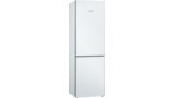 Serie | 4 Szabadonálló, alulfagyasztós hűtő-fagyasztó kombináció 186 x 60 cm Fehér KGV36UW30 KGV36UW30-1
