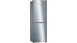 Series 2 Free-standing fridge-freezer with freezer at bottom 186 x 60 cm Stainless steel look KGN34NLEAG KGN34NLEAG-1