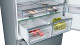 Serie | 6 Kulkas-freezer free-standing dengan freezer di bawah 186 x 86 cm Stainless steel (anti noda jari) KGN86AI42N KGN86AI42N-5