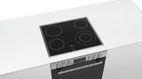 Serie | 4 Table de cuisson électrique 60 cm control panel on the cooker, Noir, avec cadre NKF645BA2C NKF645BA2C-4