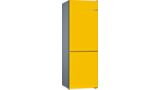 Serie | 4 Set voľne stojace kombinované chladničky s mrazničkou dole a meniteľnými farebnými krytmi KGN36IJ3A + KSZ1AVF00 KVN36IF3A KVN36IF3A-1