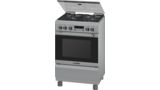Serie 4 Cocina de gas de libre instalación Acero inoxidable HSG45I44SE HSG45I44SE-1
