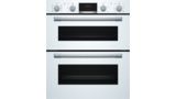 Serie | 4 Built-under double oven White NBS533BW0B NBS533BW0B-1