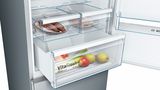 Series 4 free-standing fridge-freezer with freezer at bottom 186 x 70 cm Stainless steel look KGN46XL40I KGN46XL40I-5