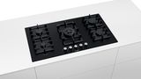 Series 6 Gas hob 90 cm Tempered glass, Black PPQ9B6O90I PPQ9B6O90I-6