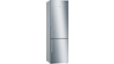 Série 4 Réfrigérateur combiné pose-libre 201 x 60 cm Inox anti trace de doigts KGE396I4P KGE396I4P-1