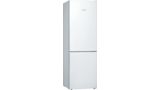 Series 6 Free-standing fridge-freezer with freezer at bottom 186 x 60 cm White KGE36AWCA KGE36AWCA-1